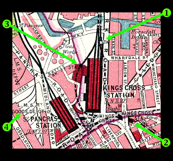 Kings Cross map